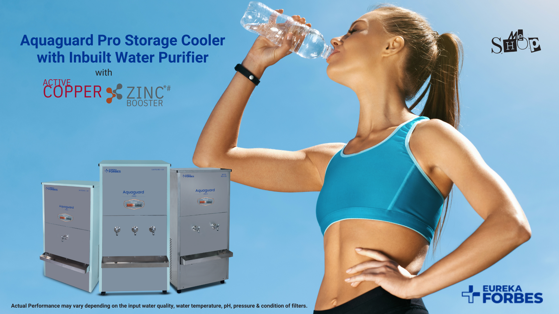 "A sleek Aquaguard Pro Series water purifier and cooler in a modern office, showing its stainless steel finish and digital display." "A sleek Aquaguard Pro Series water purifier and cooler in a modern office, showing its stainless steel finish and digital display."