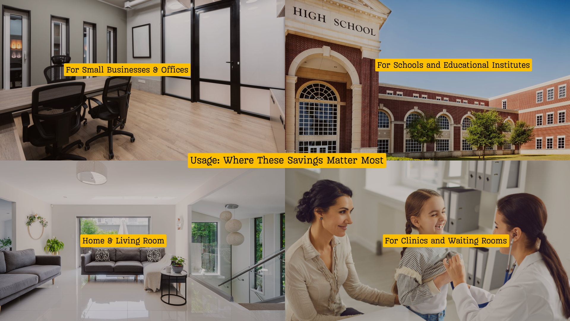 Usage: Where These Savings Matter Most Usage: Where These Savings Matter Most