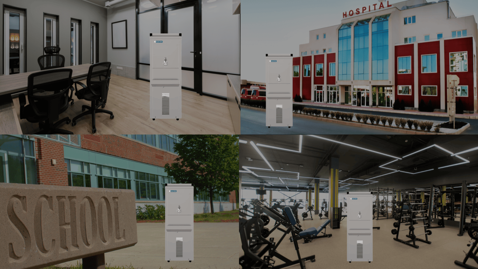 Application of Blue Star SWC 1530 SS Water Cooler.