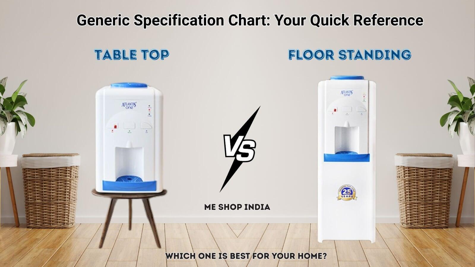 Generic Specification Chart: Your Quick Reference