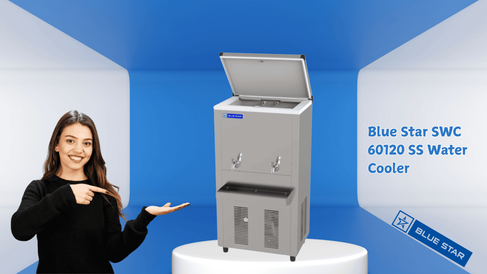 Blue Star SWC 60120 SS: 120 Ltr Commercial Water Cooler at Best Price