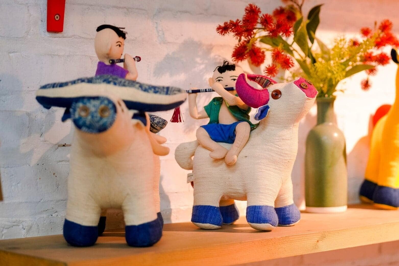 Buffalo Shepherd - A Stuffed HandCrafted, Cotton Fabric