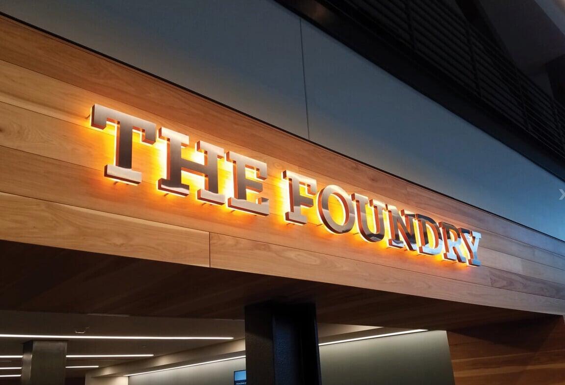 Alumunim flat cut signs