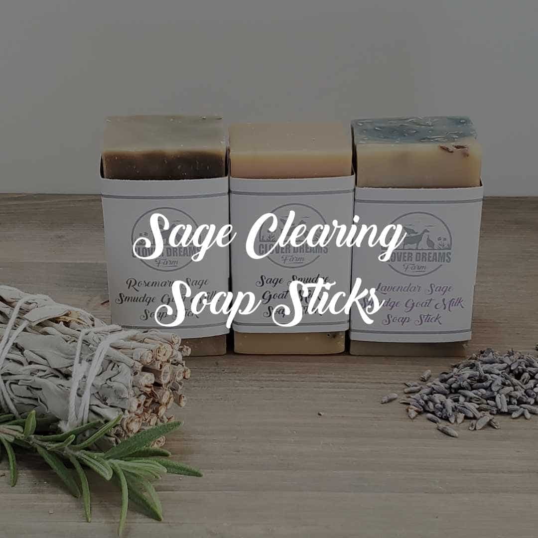 Herbal Sage Smudge Soap Sticks - Click to Choose Products