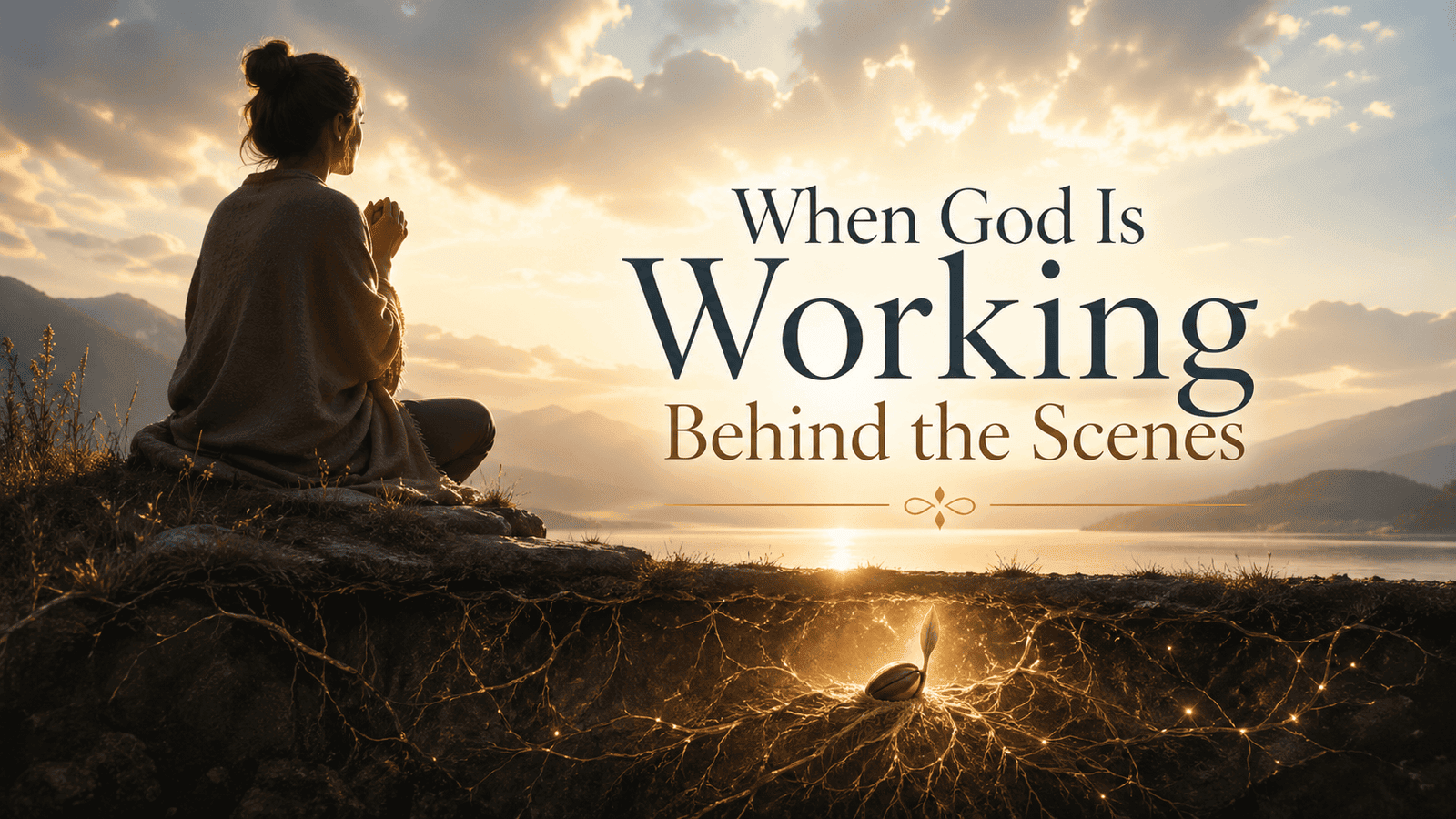 God Is Working When God Is Working Behind the Scenes | Faith Fuel Publishing