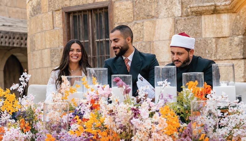 Alia and Ahmed Katb Ketab at Dar Darb Citadel Alia and Ahmed Katb Ketab at Dar Darb Citadel