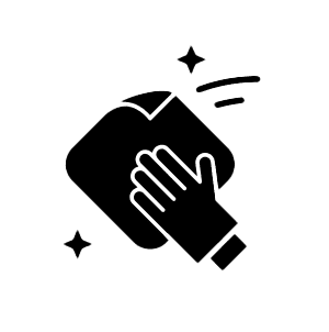 Serviettes en microfibres