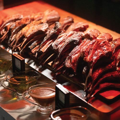 Australian grilled lamb on display at Australia National Day 2025 celebration