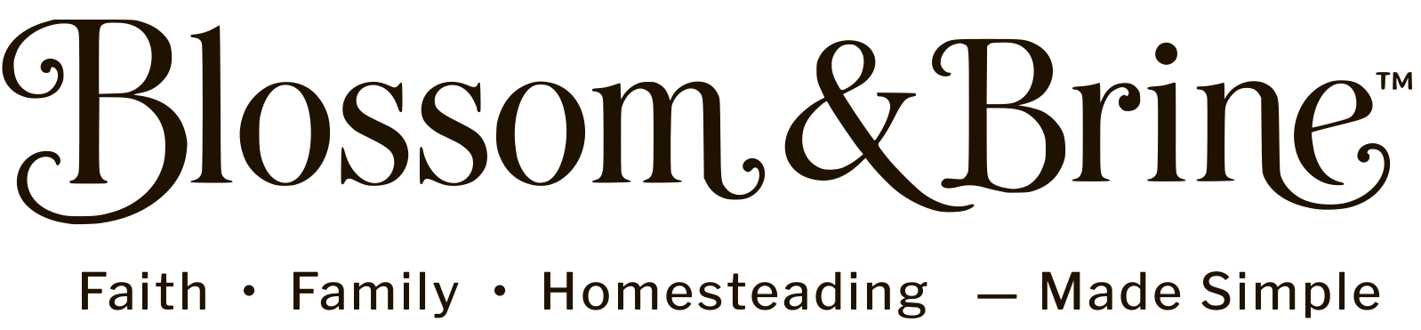Blossom & Brine™ General Store