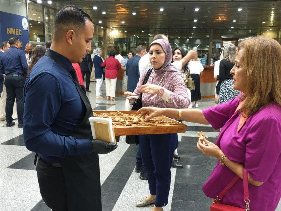 Service during Reem Basiouny book signing event organized by Nahdet Misr at NMEC
