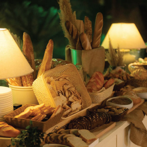 Bread and butter station at Australia National Day event in 2026