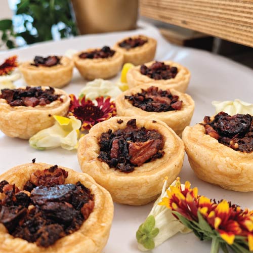 Cranberry pecan sausage puffs from breakfast event at British Embassy event Cranberry pecan sausage puffs from breakfast event at British Embassy event