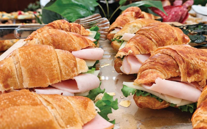 Breakfast croissant at LOriental British Embassy breakfast event Breakfast croissant at LOriental British Embassy breakfast event