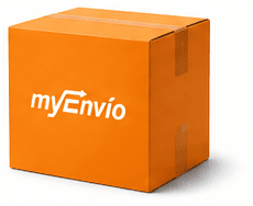 caja naranja con logo MyEnvío