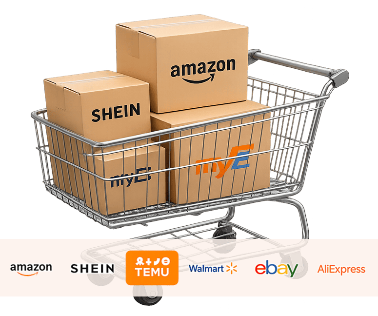 carito de compra con cajas carito de compra con cajas