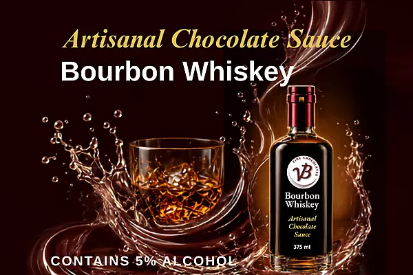 Bourbon Whiskey Artisanal Chocolate Sauce