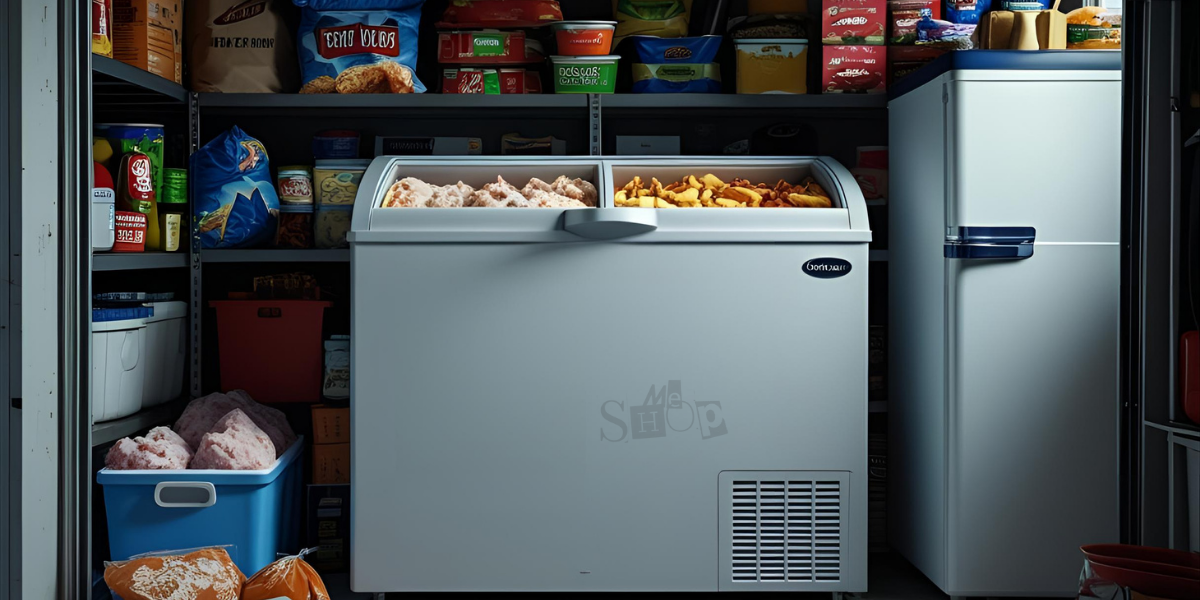 Curved Glass Top Freezer