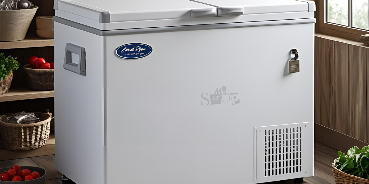 Green hard top chest freezer and cooler from Me Shop.