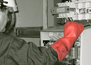 Guantes dieléctricos