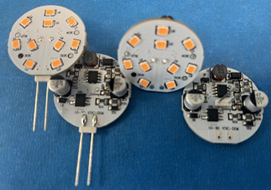 G4 LED, 10-30VDC, Dimmable, 2.2W-200 Lumens