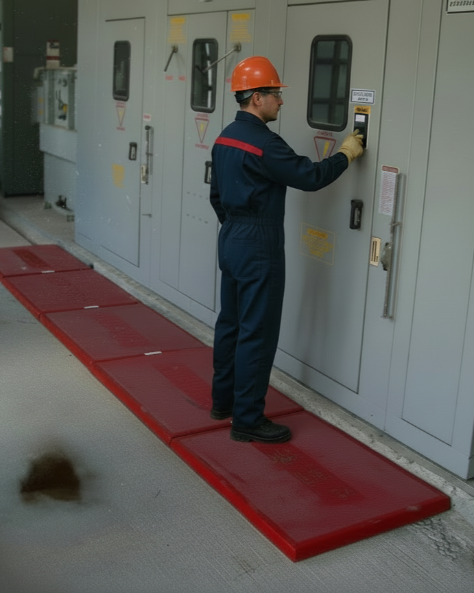 Tarima Dieléctrica de Fibra de Vidrio