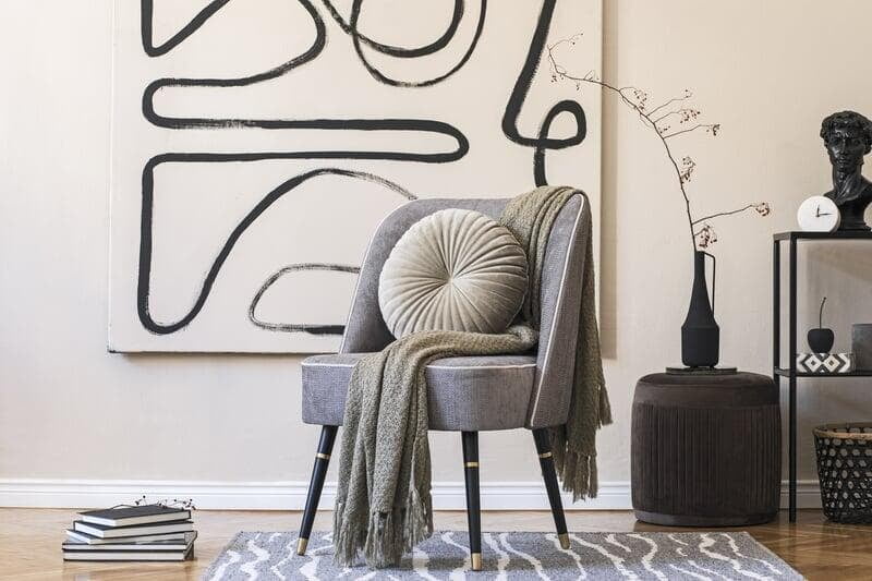 staged sitting area in a living room staged sitting area in a living room