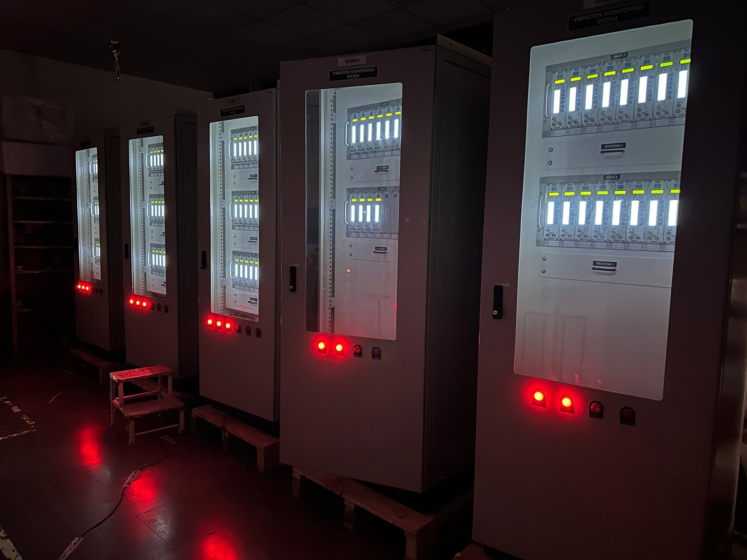 IRD8800 system during a 100-hour burn-in test at our factory