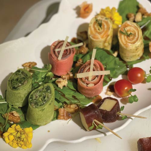 LOriental Crepe Trio plated breakfast at ADNOC Distribution Egypt launch
