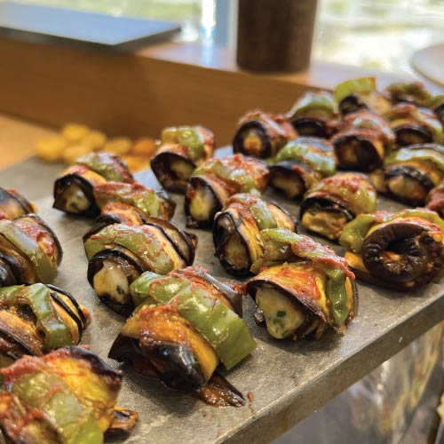 Egyptian hot bites and themed presentation for Bayer Egypt inauguration guests