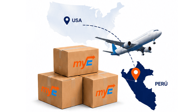cajas y mapa perú