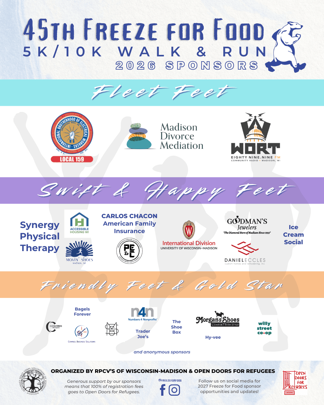 45th Freeze for Food Sponsors 45th Freeze for Food Sponsors