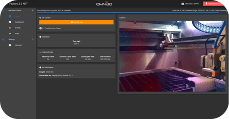 Omni3D Printers Web Control Omni3D Printers Web Control