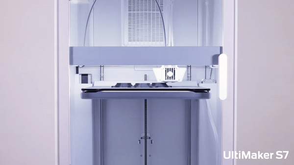 UltiMaker S7 3D Printing Process Gif UltiMaker S7 3D Printing Process Gif