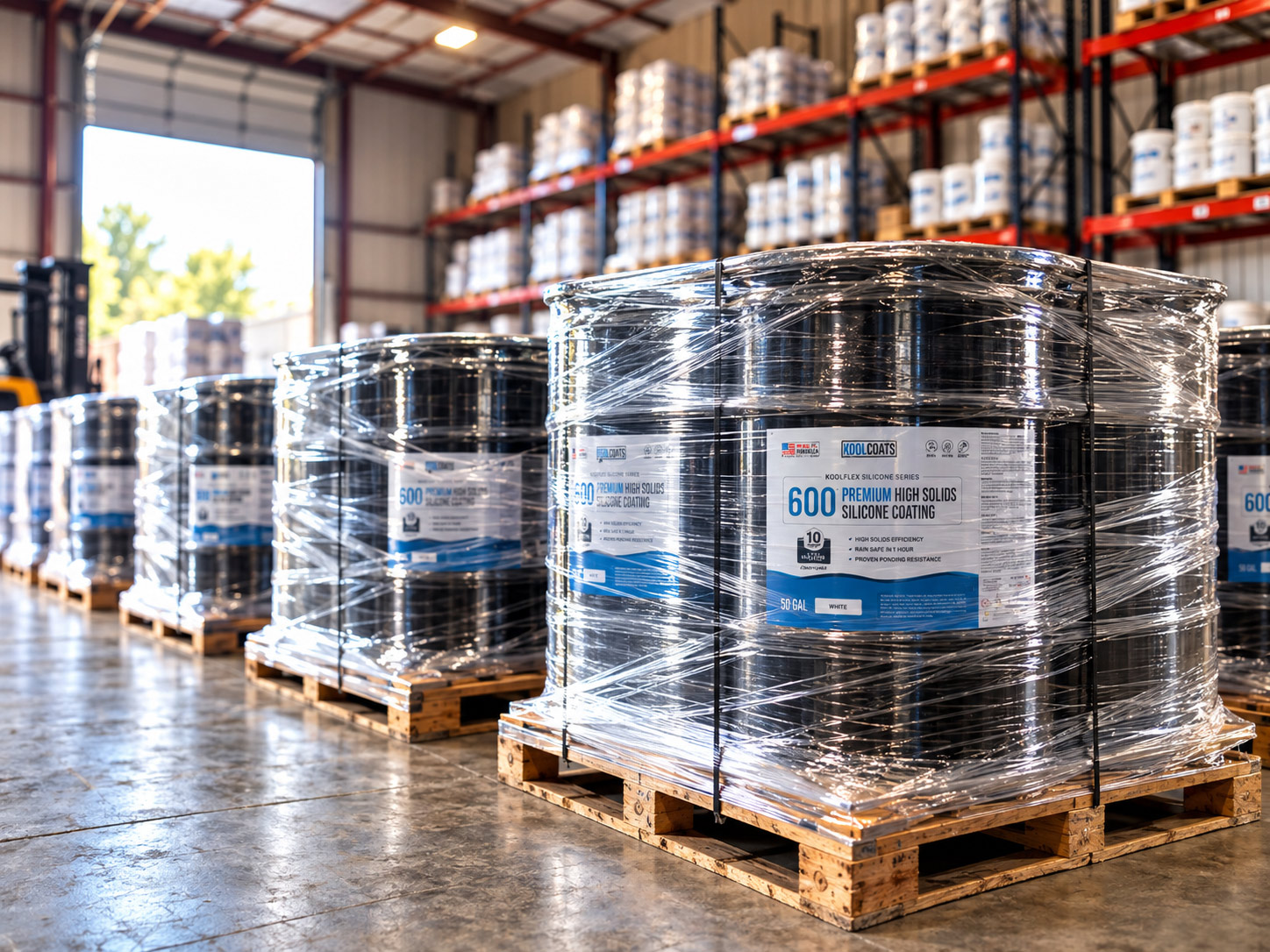 50 Gallon Silicone Drums ready to ship