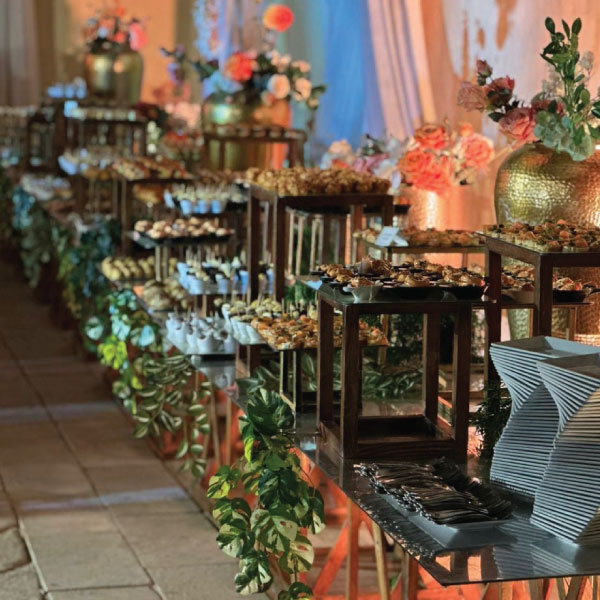 Finger food buffet at Dar Darb