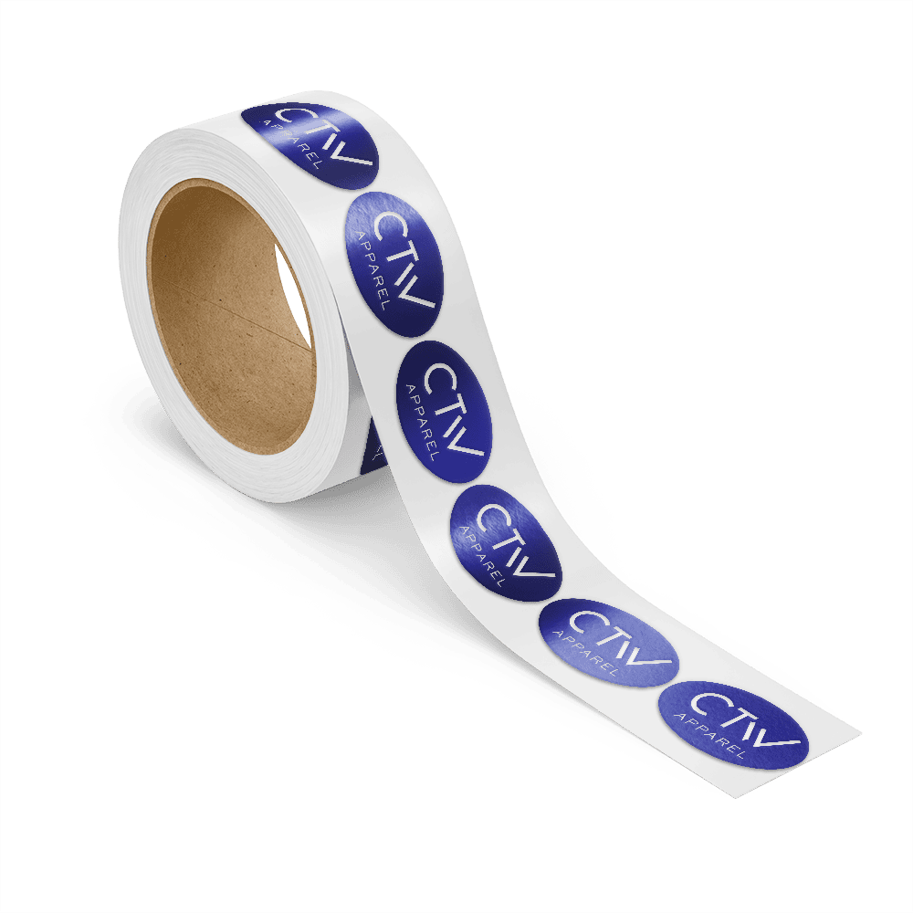 Foil Stamped Roll Labels