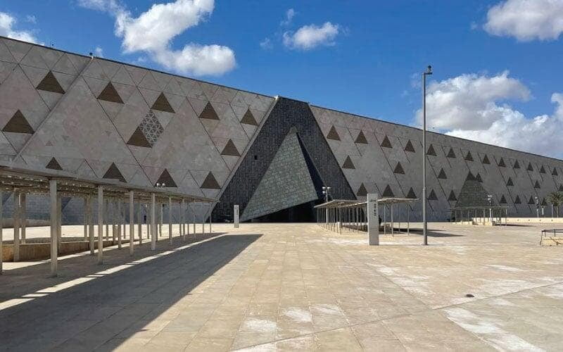Grand Egyptian Museum main entrance