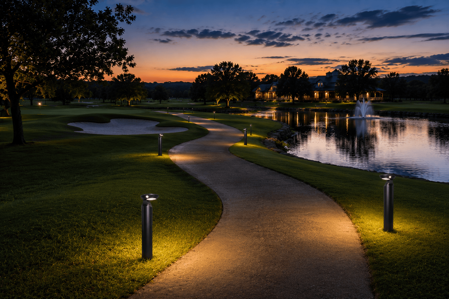 Light up your golf course