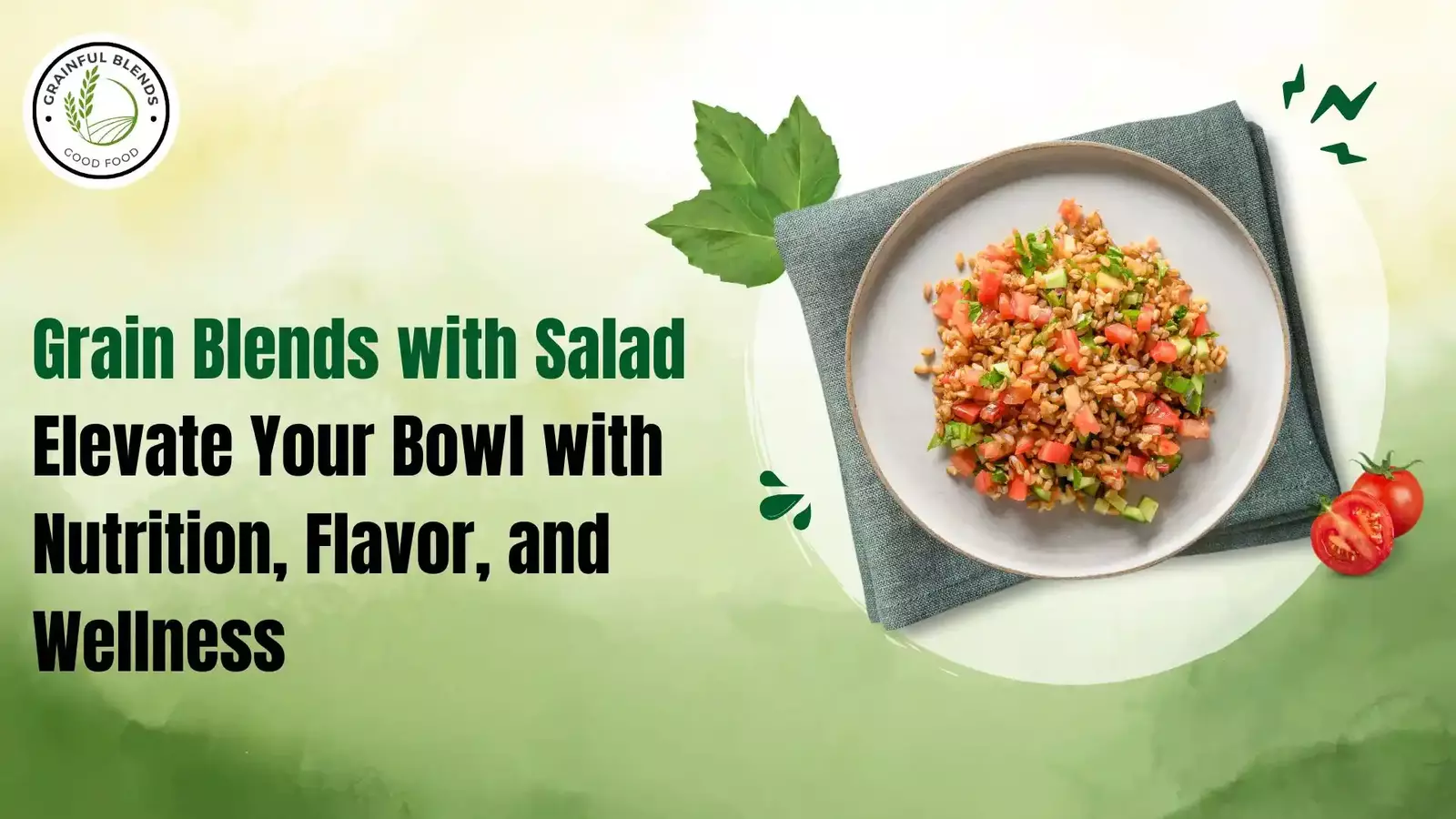 Grain Blends with Salad