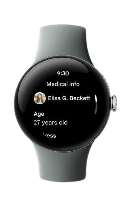 Pixel Watch 2 con función de Información Médica Pixel Watch 2 con función de Información Médica