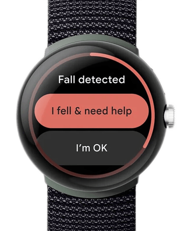 Pixel Watch 2 con función de detección de caídas Pixel Watch 2 con función de detección de caídas