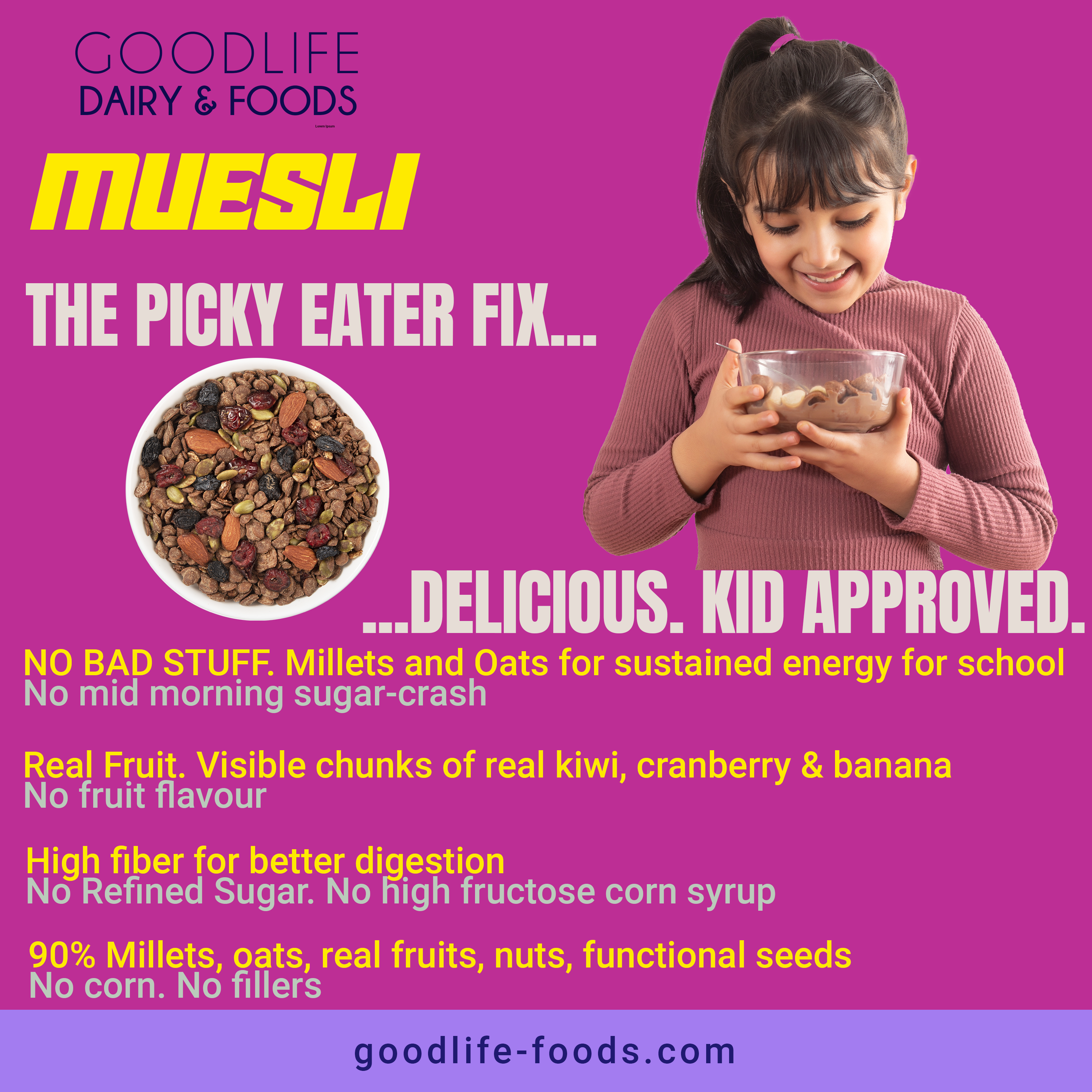 Museli Healthy food 