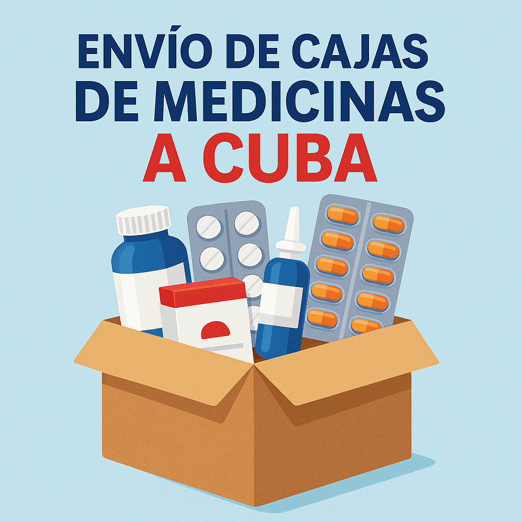 Envío de cajas de medicinas
