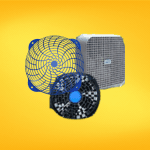 Guardas de ventiladores industriales, protegen las aspas y componentes internos. Guardas de ventiladores industriales, protegen las aspas y componentes internos.