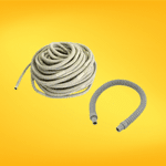 Conducto flexible diseñado para evacuar líquidos de manera eficiente en sistemas de plomería, electrodomésticos y aplicaciones industriales.