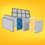 Filtros de aire diseñados para eliminar partículas y contaminantes en sistemas de ventilación.