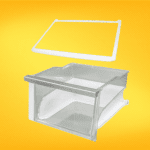 Gavetas de almacenamiento resistentes, ideales para organizar productos en congeladores, refrigeradores y sistemas de almacenamiento Gavetas de almacenamiento resistentes, ideales para organizar productos en congeladores, refrigeradores y sistemas de almacenamiento