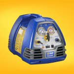  Dispositivo diseñado para capturar y almacenar gases refrigerantes de sistemas de refrigeración o aire acondicionado.