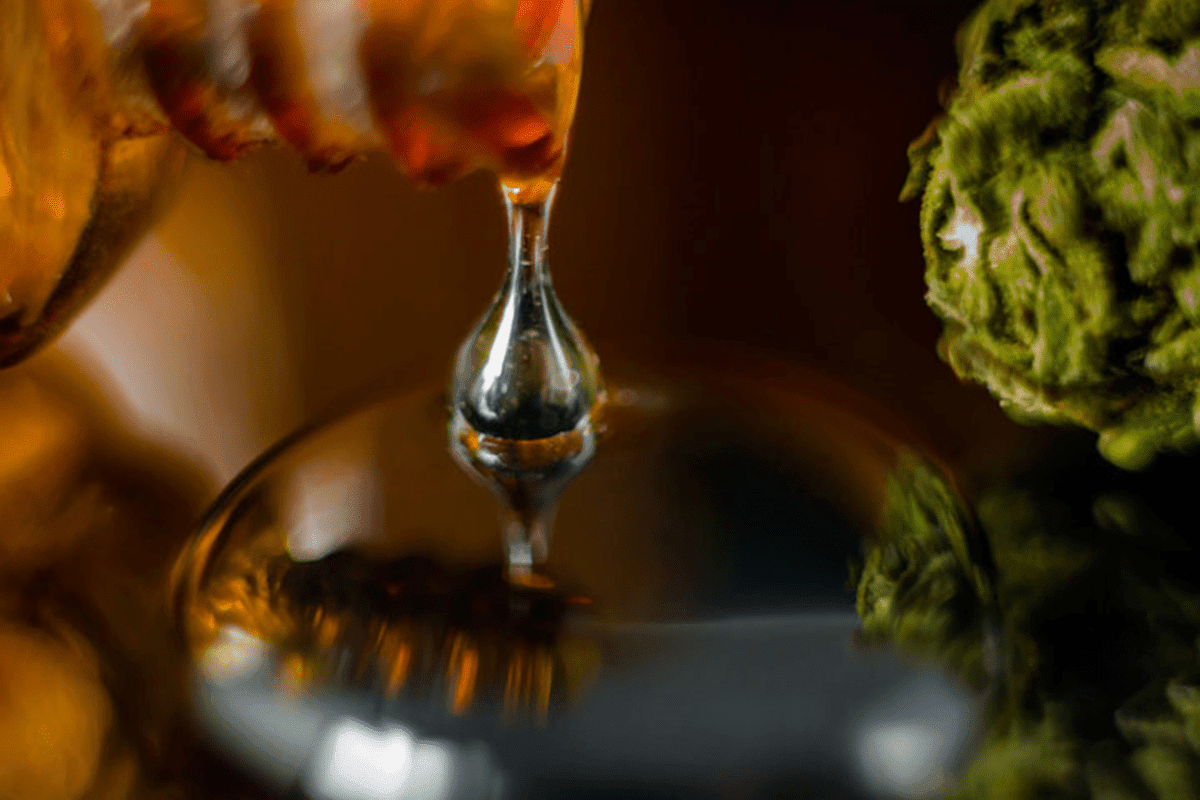 Live Rosin Dripping Onto the Table Live Rosin Dripping Onto the Table