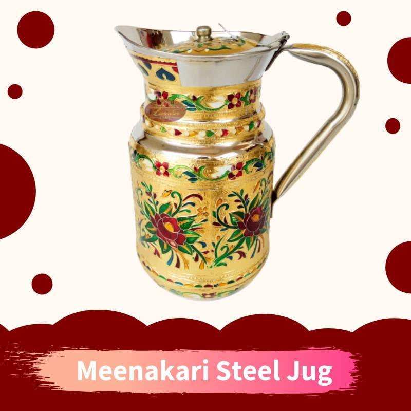 Meenakari Steel Jug Meenakari Steel Jug